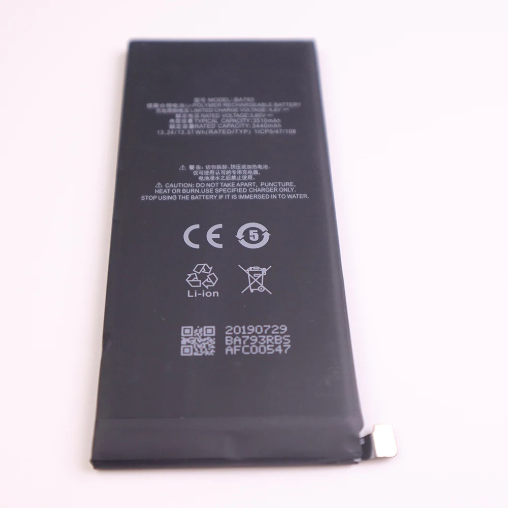 

Meizu 100% Original High Quality Battery BA793 3510mAh New Production Battery For Meizu Pro 7 Plus Mobile Phone Batteries