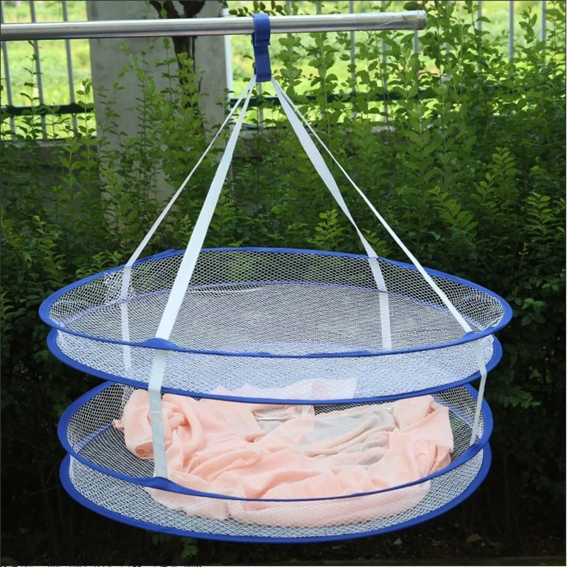 Новая двухслойная Складная сушилка для одежды подвесная белья свитер нижнее