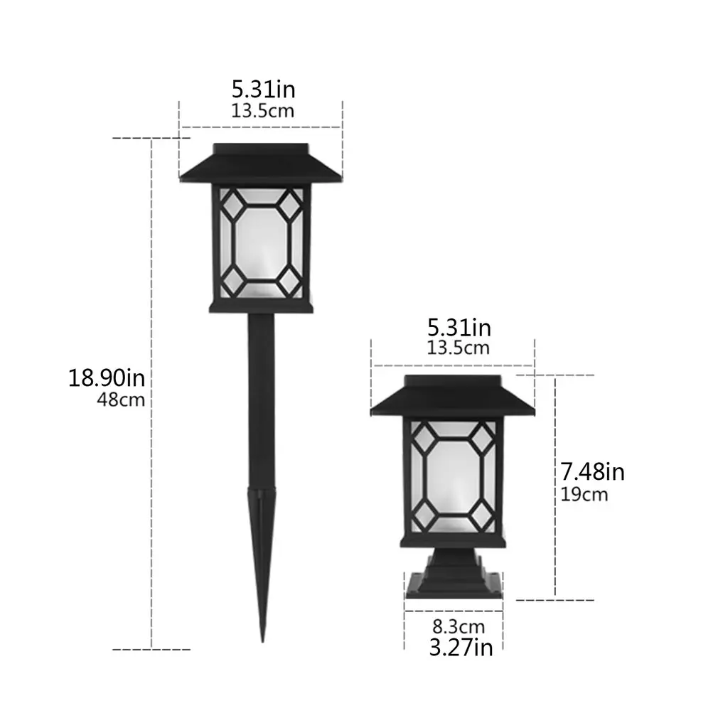 

Solar Light Garden Light Waterproof Garden Villa Lawn Plug-in Light Landscape Decoration Dual-purpose Street Light