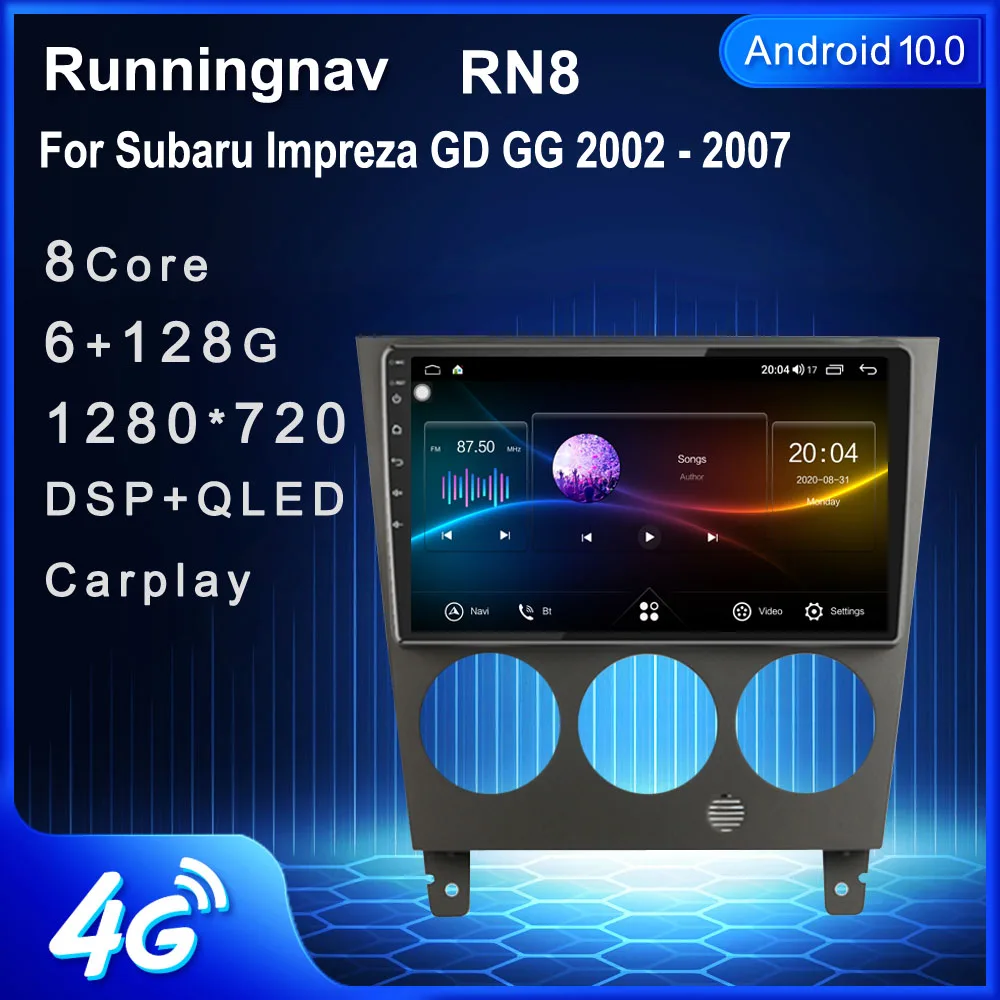 

4G LTE Android 10.1 For Subaru Impreza GD GG 2002 - 2007 Car Radio Multimedia Video Player Navigation GPS RDS no dvd