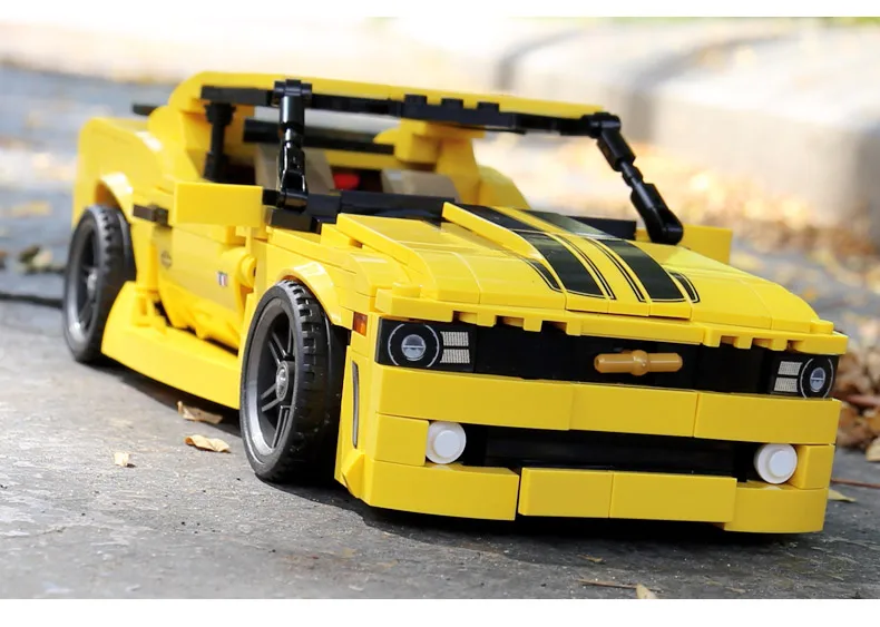 Moc Technic Chevrolet Camaro ZR1 модель Машинки Игрушки Классический Спортивный скоростной автомобиль строительные блоки наборы кирпичей игрушки Совместимые 42093