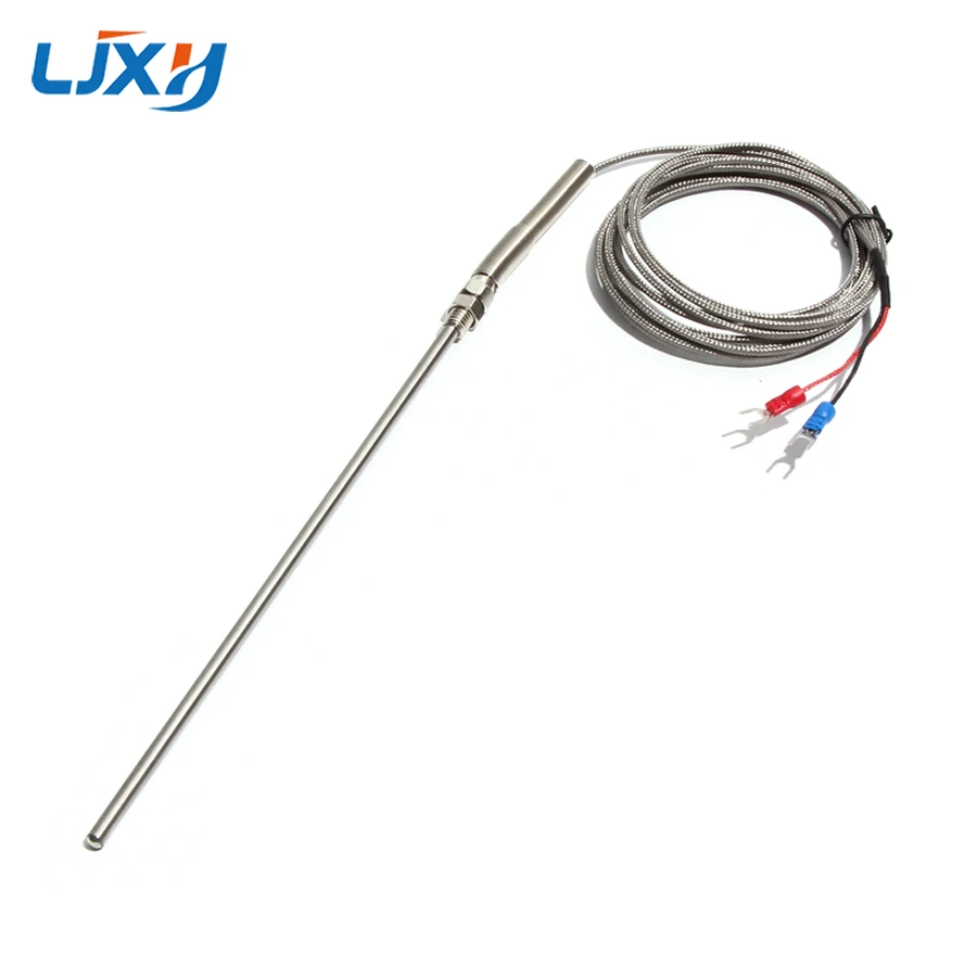LJXH 5mm Dia 50~200mm Probe Type K-type Thermocouple with Temperature Sensing Cable Sensor Shielded Wire | Бытовая техника