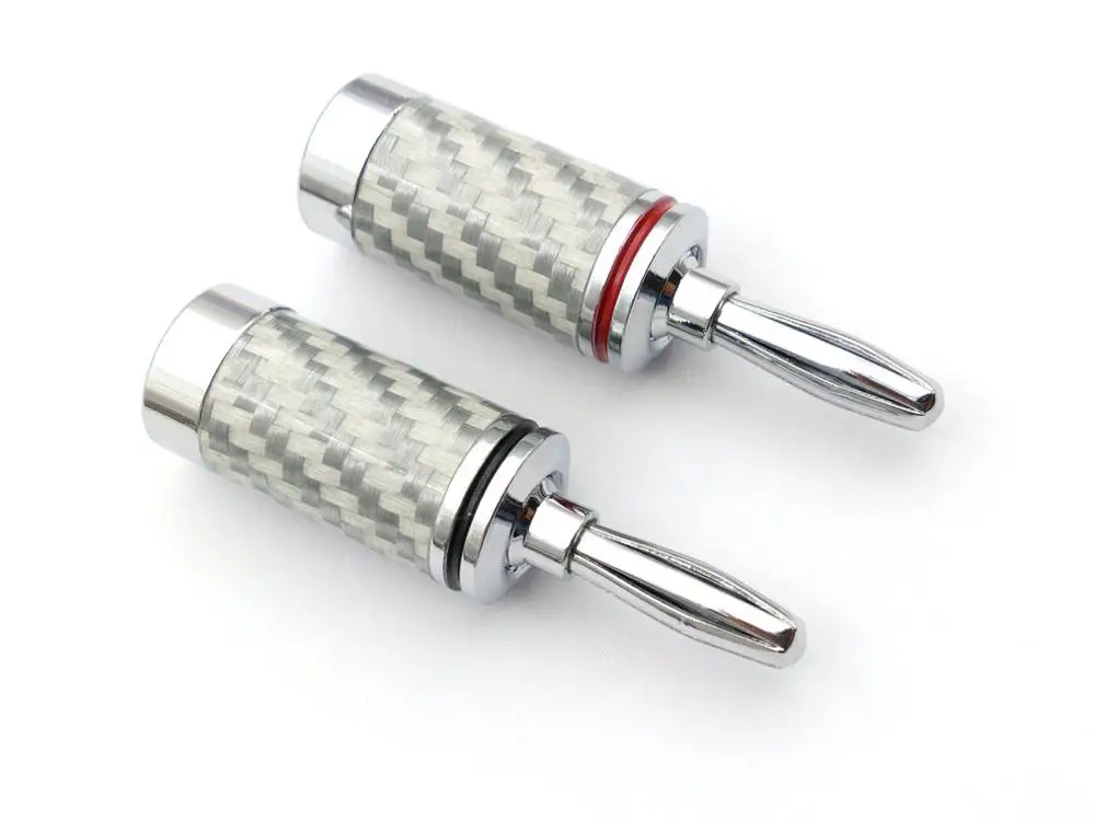 10 шт. медный родиевый аудио динамик кабель провод 4 мм разъем типа банан |