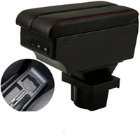 for skoda yeti octavia a5 armrest box central content box interior armrests storage car styling accessories part with usb
