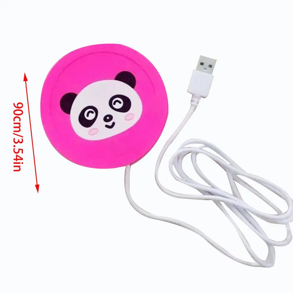Мультяшная чашка для чая кофе кружка коврик грелка USB источник питания