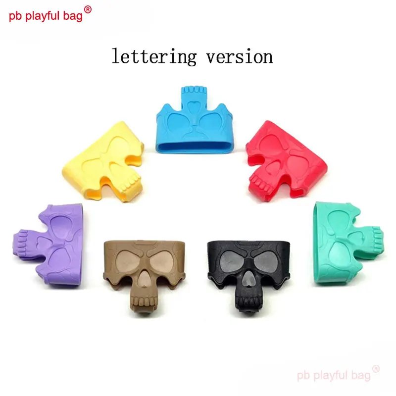 

PB Playful Bag Outdoor Sports CS Gel Ball Gun 5.56 Skull Tactical Holster Toy Accessories M4 Bullet Clip Rubber Sleeve QG93