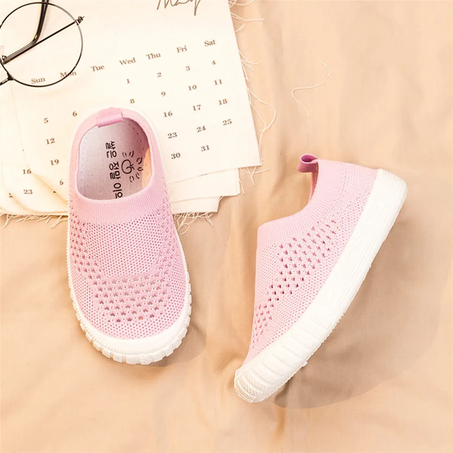 2019 Дышащие Детские кроссовки детские для мальчиков Взрывные модели сетчатые с