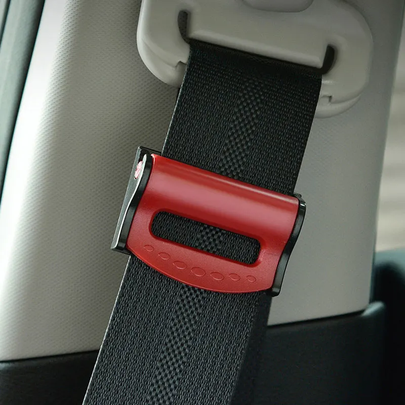 

2pcs Car Safety Seat Belt Buckle Stopper Pregnant Seat Belt Length Adjust Plastic Clip DIY Location Car Interior Products