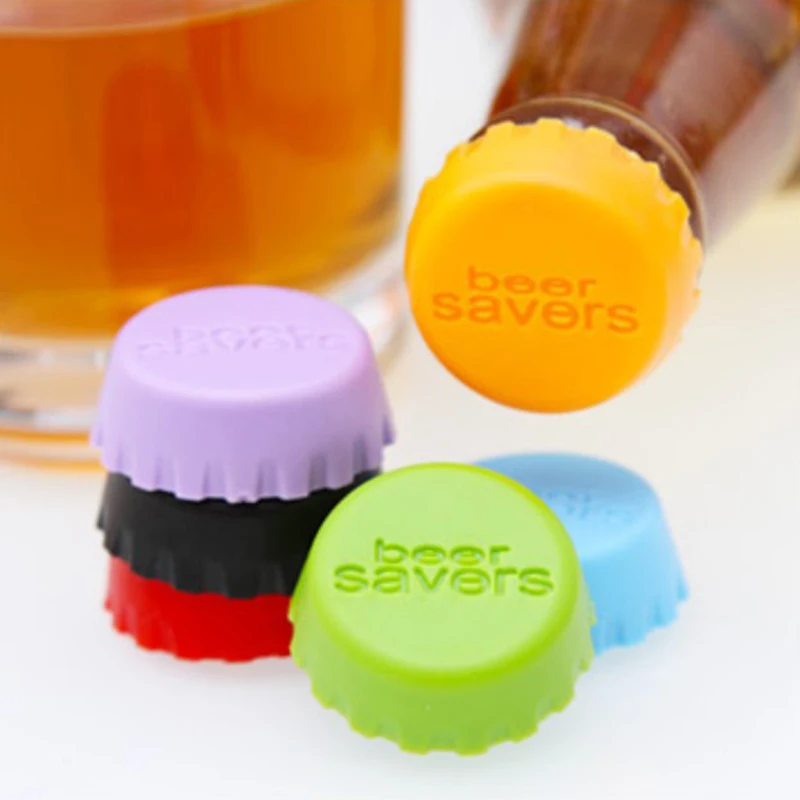 

Silicone Red Wine Stoppers Food Grade Beer Beverage Bottle Caps Sealers Leak Free Fresh Keeping Plug for Kitchen Gadget Bar Tool