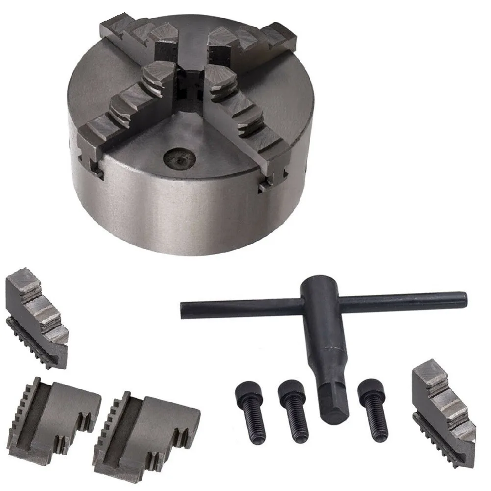 

Lathe Chuck 125mm 4 Jaw 5'' K12-125 Self-centering Scroll Chuck Manual Type For CNC Drilling Milling Machine Tool Accessories