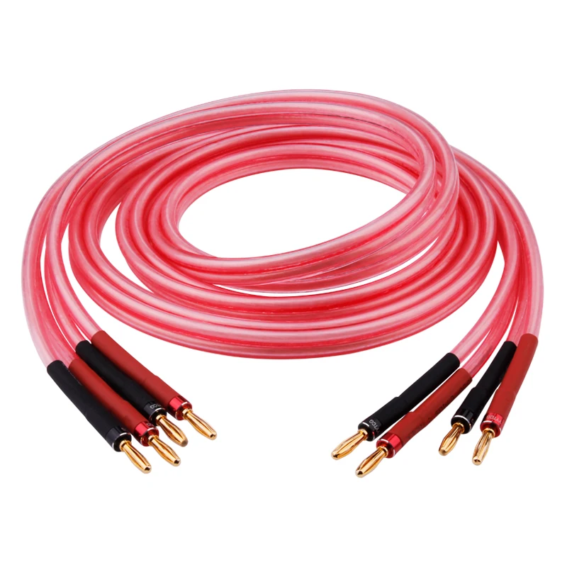Hi end hiend 2 5 квадратный кабель для динамика с банановым штекером сделай сам медный