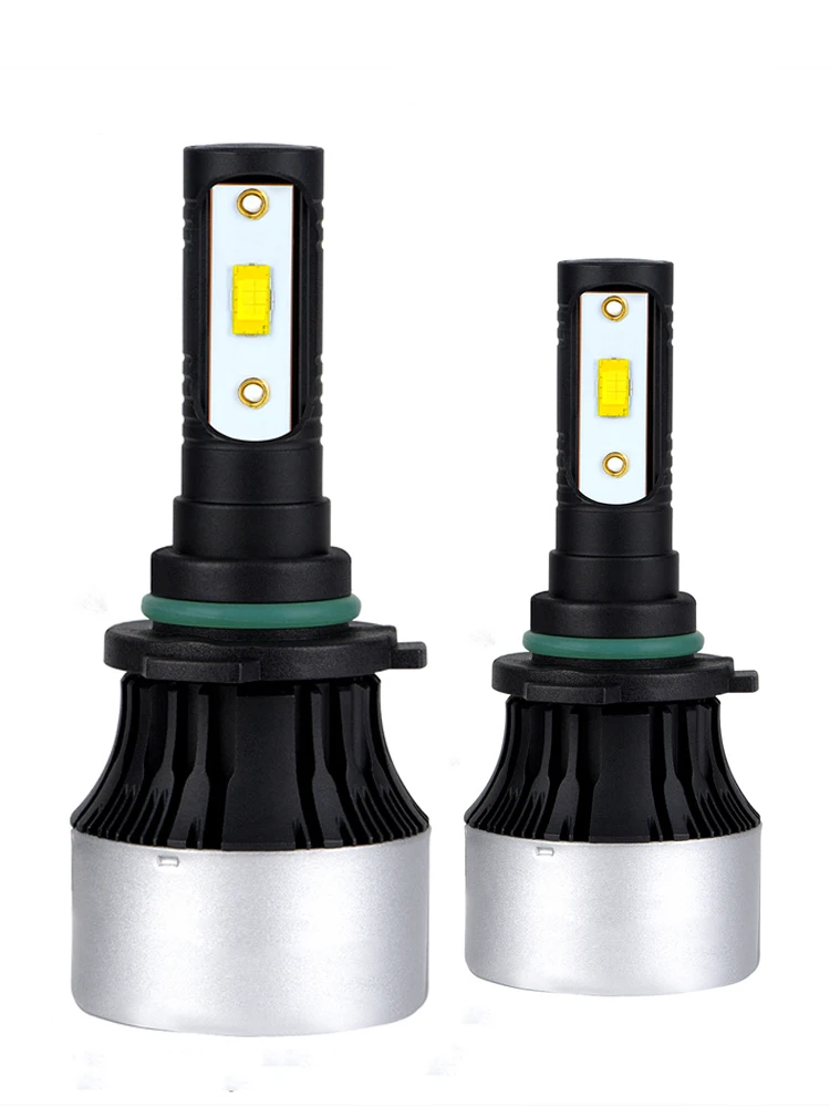 

2 шт. 9005 один светильник автомобиль изменение светодиодный головной светильник V8 серии чипов CSP 60 Вт цветовая температура 6000 К водонепроница...