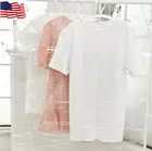 Прозрачный пылесборник для одежды 20 шт., вешалка для хранения одежды, костюмов, сумок, Пылезащитная вешалка, подвесной мешок для одежды