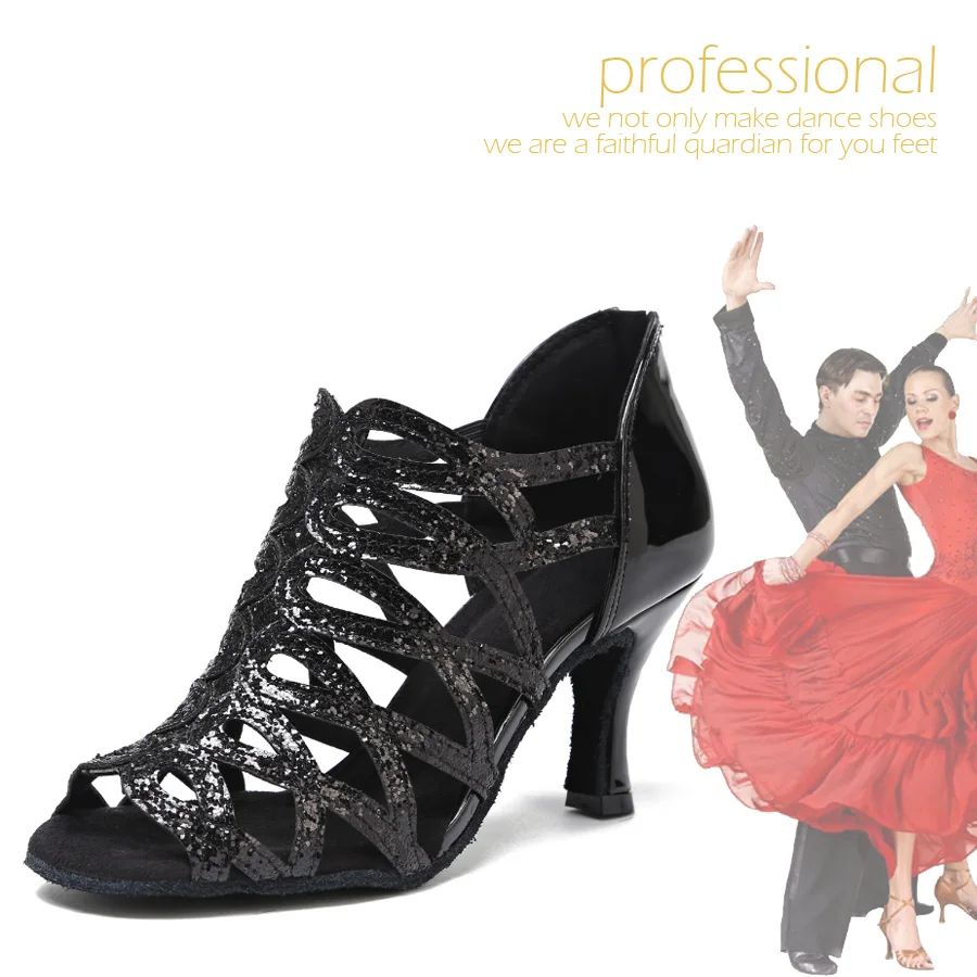 Женская танцевальная обувь для сальсы латинских бальных танцев