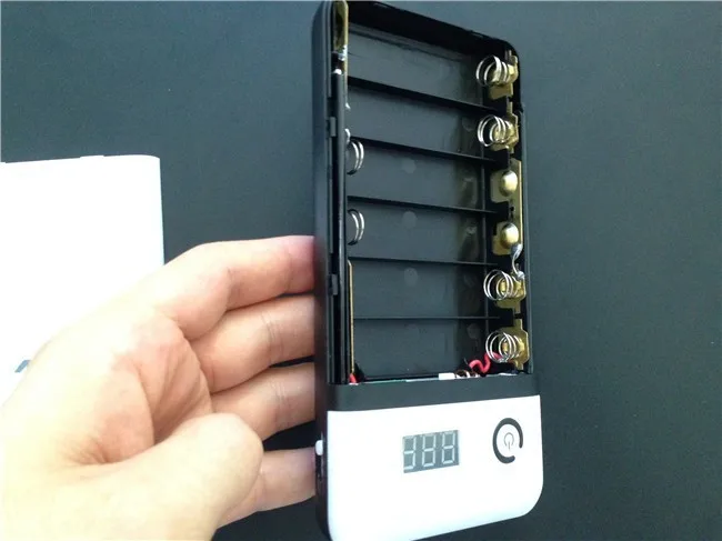 Бесплатная доставка 5 штук в упаковке в-21 Батарея сменный Мощность банка 6x18650