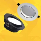 Приглушаемые потолочные COB светильники, 220 В, потолочные светодиодные точечные светильники 7 Вт, 9 Вт, 18 Вт, встраиваемые круглые комнатные светильники для кухни, комнатное освещение