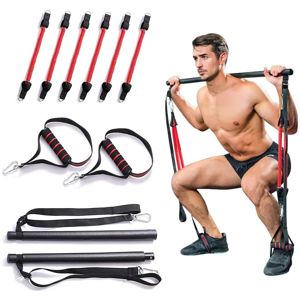 Portable Fitness Training Band Pilates Belt Exerciser Resistance Bands for Glutes Legs Muscle Workout Equipment Kit | Спорт и
