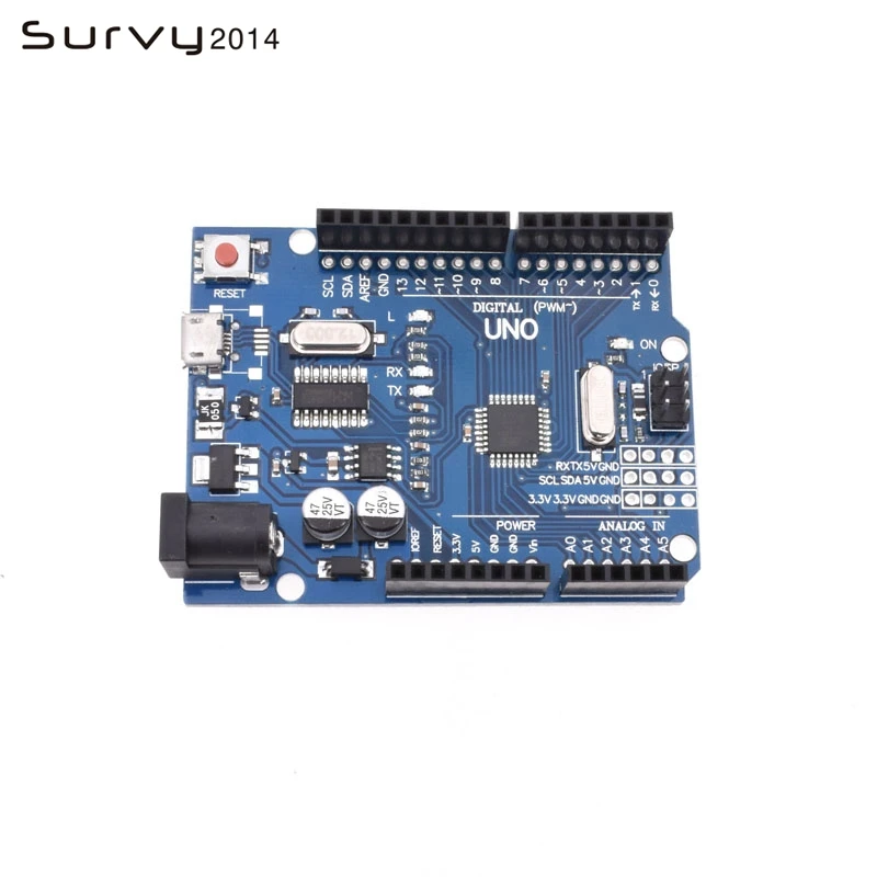 1 шт./лот один комплект версия ATMEGA328P-16AU MEGA328P Micro USB совместимый для Arduino UNO чехол |