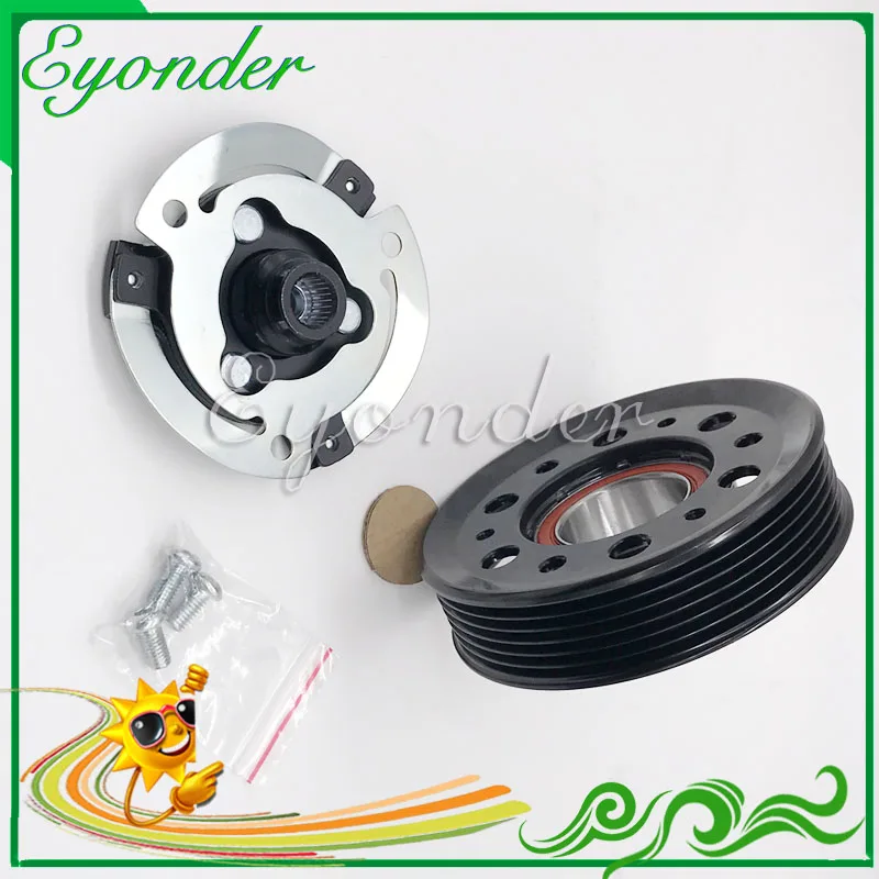 Магнитное сцепление компрессора кондиционера AC A/C для AUDI TT 8J3 8J9 A3 8P1 8PA 8P7 1 9 2 0 3 V6