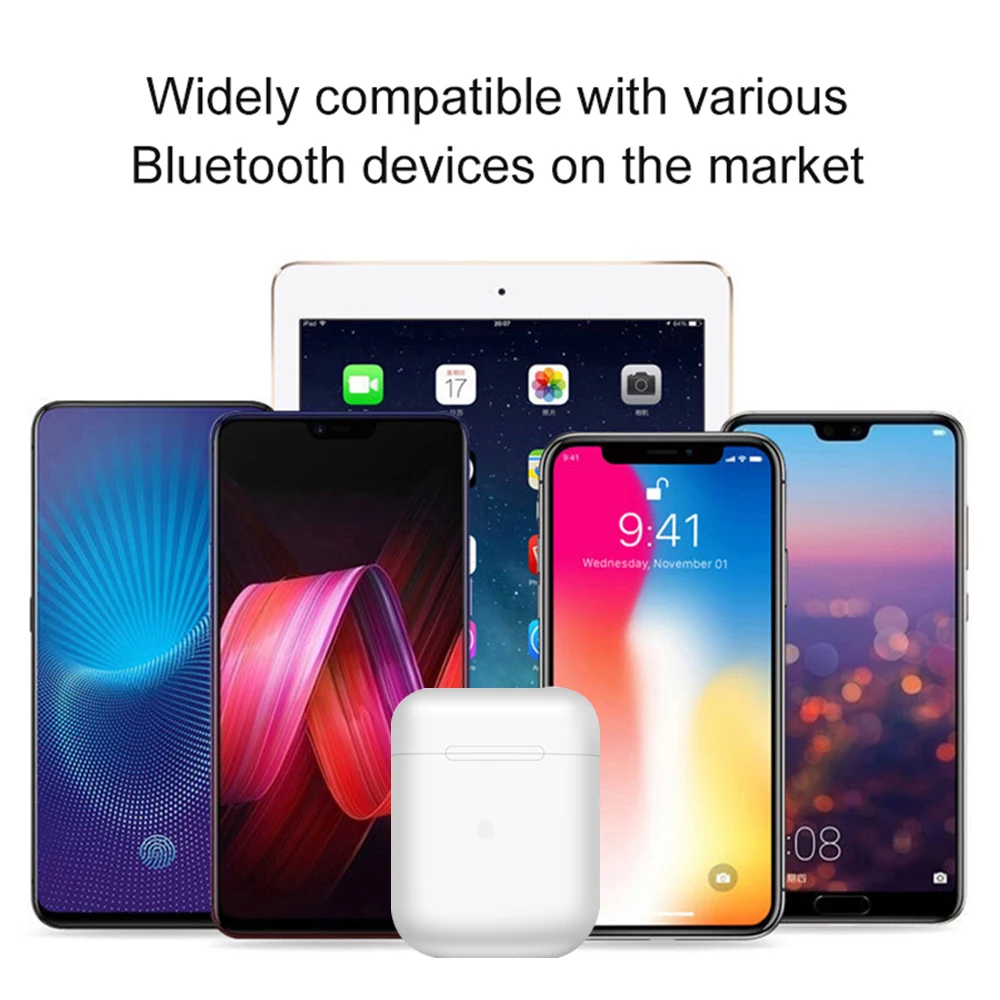 Оригинальные i12 TWS беспроводные наушники Bluetooth гарнитура невидимые для смартфона
