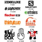 Виниловые Стикеры для катания на лыжах, для ноутбука, Спортивная Фирменная уличная наклейка, логотип, наклейки, водонепроницаемые ПВХ для автомобиля, велосипеда, моторного шлема