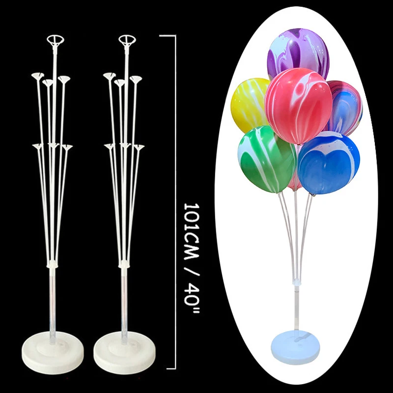 

7Tubes Balloons Stand Balloon Holder Column Confetti Balloon Baby Shower Kids Adult Birthday Party Wedding Decoration Supplies