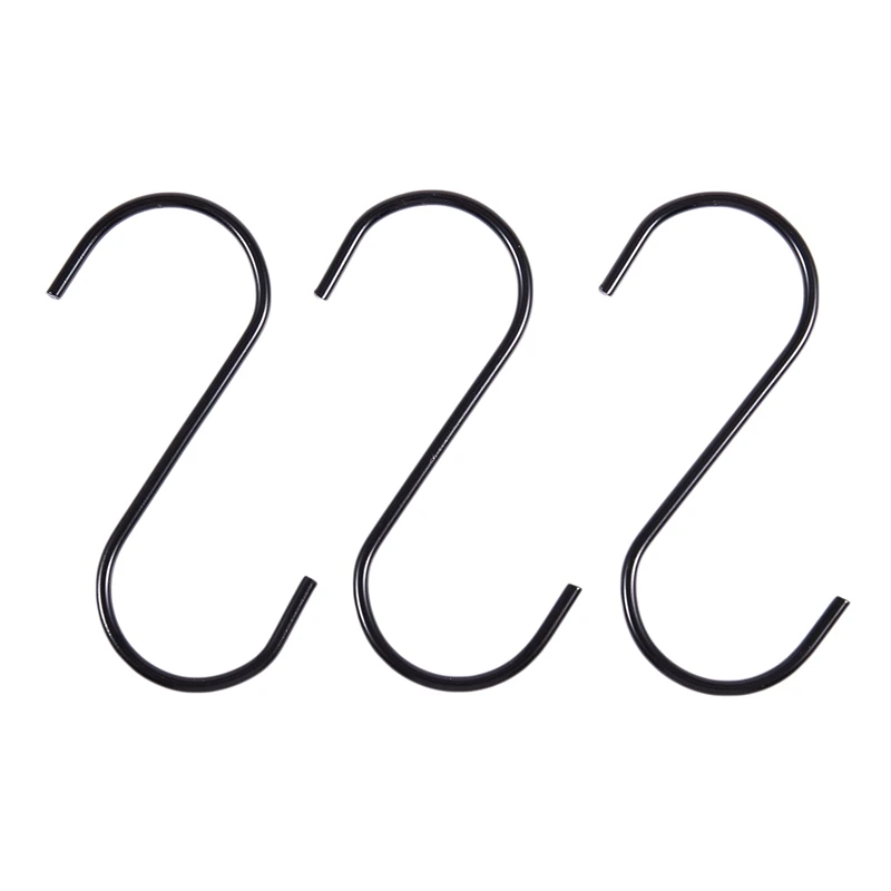 

3 шт., S-образные крючки из нержавеющей стали
