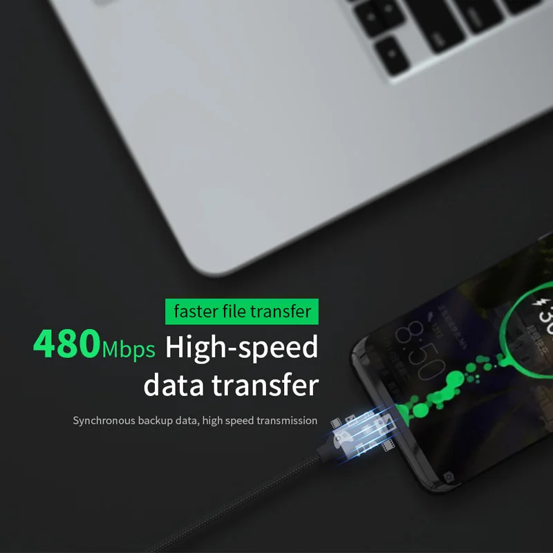 USB Type C to Cable for Samsung Galaxy S10 S9 S8 PD60W Fast Charger Macbook Pro Support Quick Charge4.0 Cord | Мобильные телефоны и