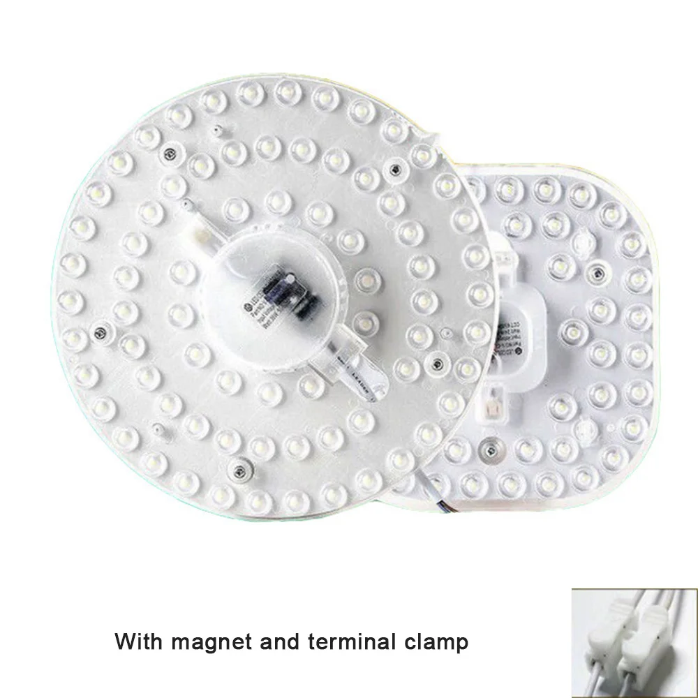 Квадратный потолочный светильник светодиодные источники модуль 220 В 230 12 Вт 18 24 36