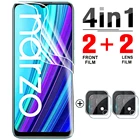 Гидрогелевая пленка 4 в 1 для Oppo Realme Narzo 30A, Защитная пленка для экрана телефона, Защитная пленка для Realme Narzo30A, не стекло