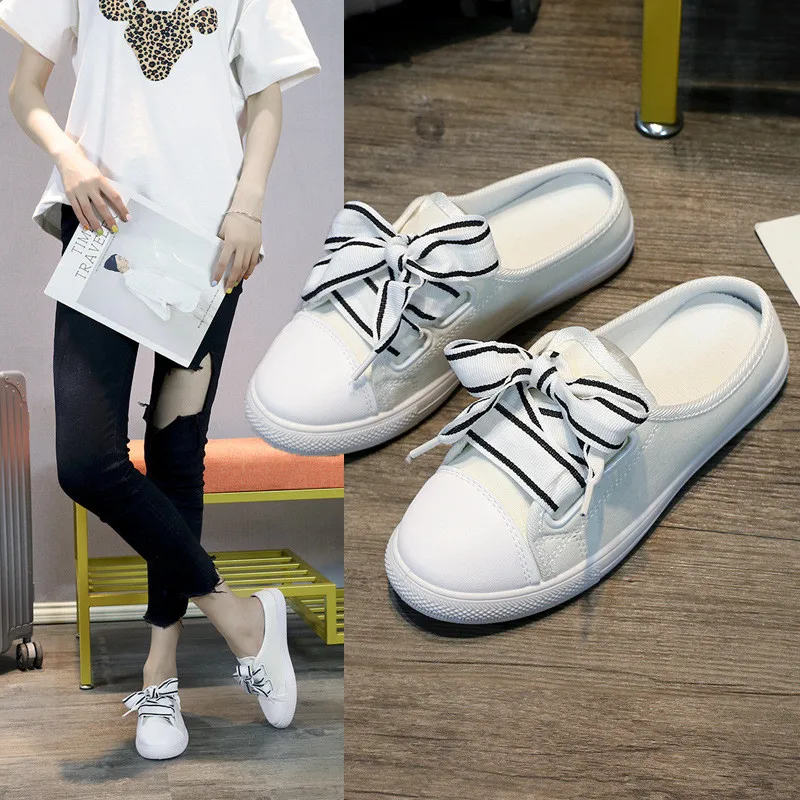 

Женские кроссовки на танкетке, Вулканизированная подошва, эластичная резинка, повседневная обувь для весны и осени