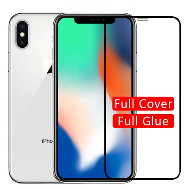 

2Pcs Tempered Glass For iphone 12 11 Pro Glass iPhone 12 mini X XR XS Max Screen Protector on iPhone 12 11pro Full Cover Glass