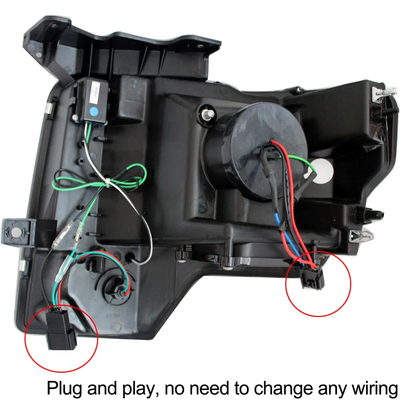 للبيع تصفيف السيارة رئيس مصباح غطاء لسيارة فورد F150 رابتور LED المصابيح الأمامية 2009-2019 ضوء الجري النهاري دي أر إل الفرامل بدوره إشارة الذيل مصباح