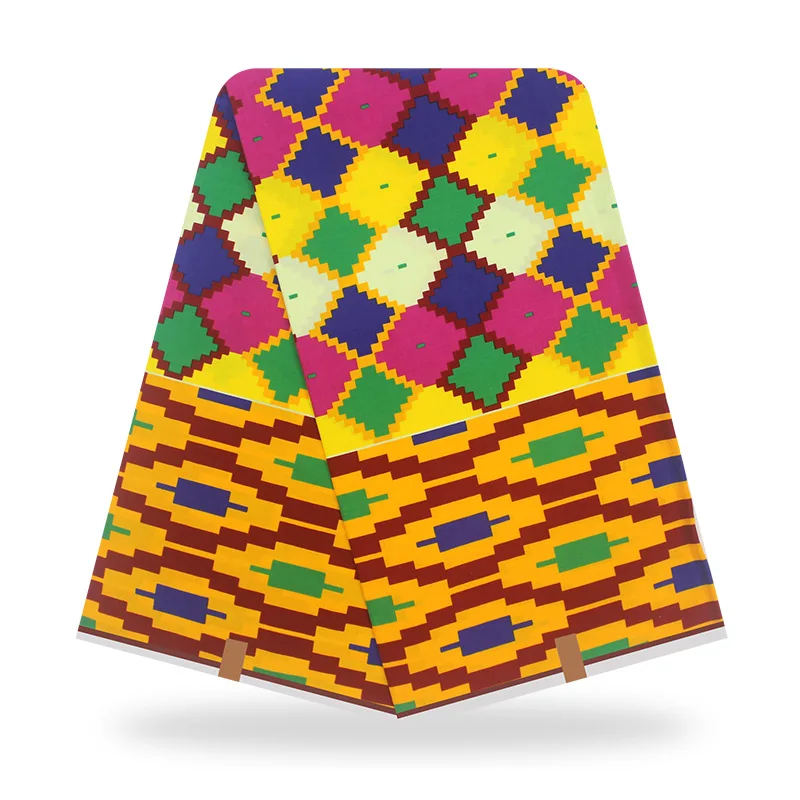 

African Wax Print Fabric Wax Material High Quality Ankara 100%cotton wholesale price African Real Wax 6yards/lot F29-07