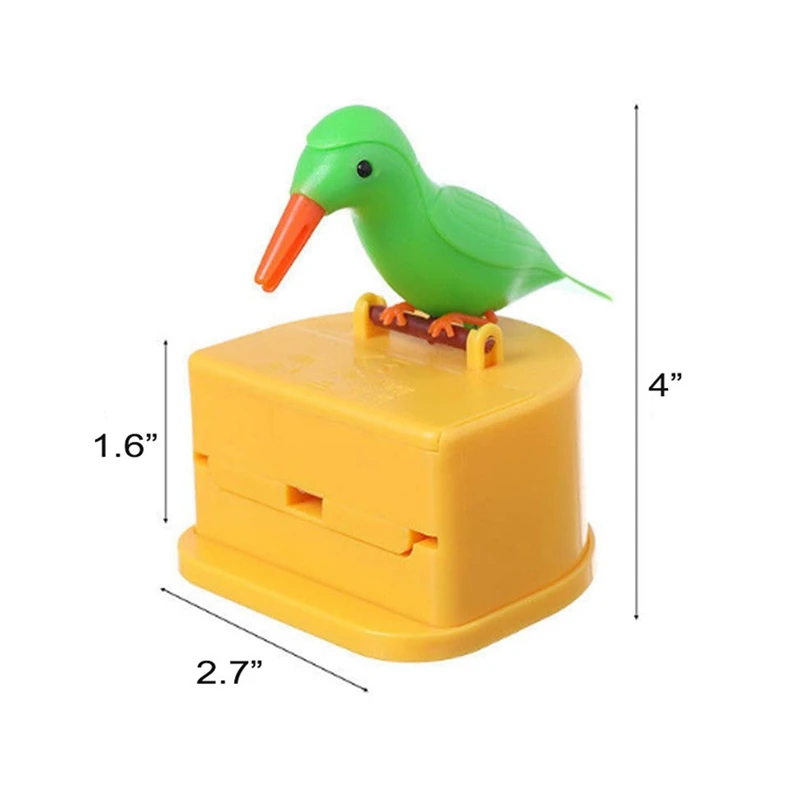 Держатель Для Зубочисток диспенсер Милая птица Колибри Диспенсер Для Зубочисток кляп подарок чистка зубов украшение стола коробка для Зубочисток