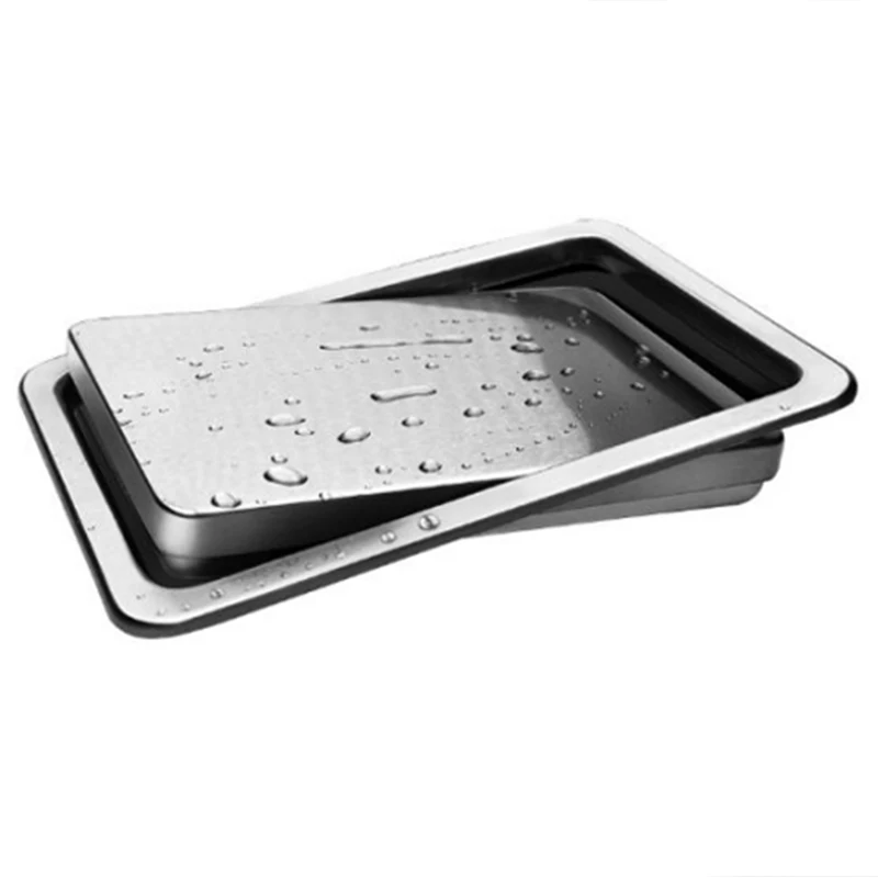 

Garbage Flap Trash Bin Cover Flush Built-in for Kitchen Counter Top