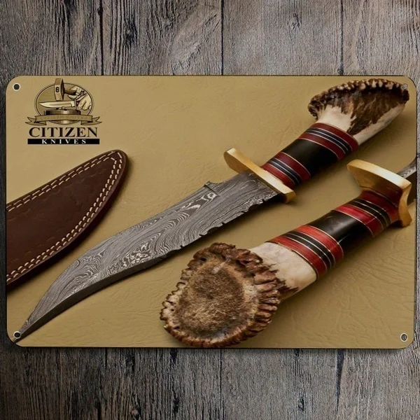 Стальные Ремешки ремешки из Дамаска дерева Боуи | Дом и сад