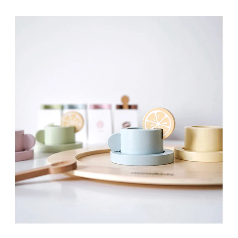 Детский деревянный игровой домик Игрушки для раннего развития имитация чайного