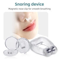 silicone magnetic anti snoring nose clip tray sleeping stopper device silicone anti snore antisnoring from snoring