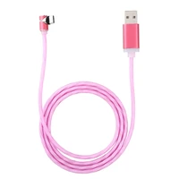1m luminous type c high speed transmission magnetic tpe data line charging cable suitable for ios and andrioid magnetic plug