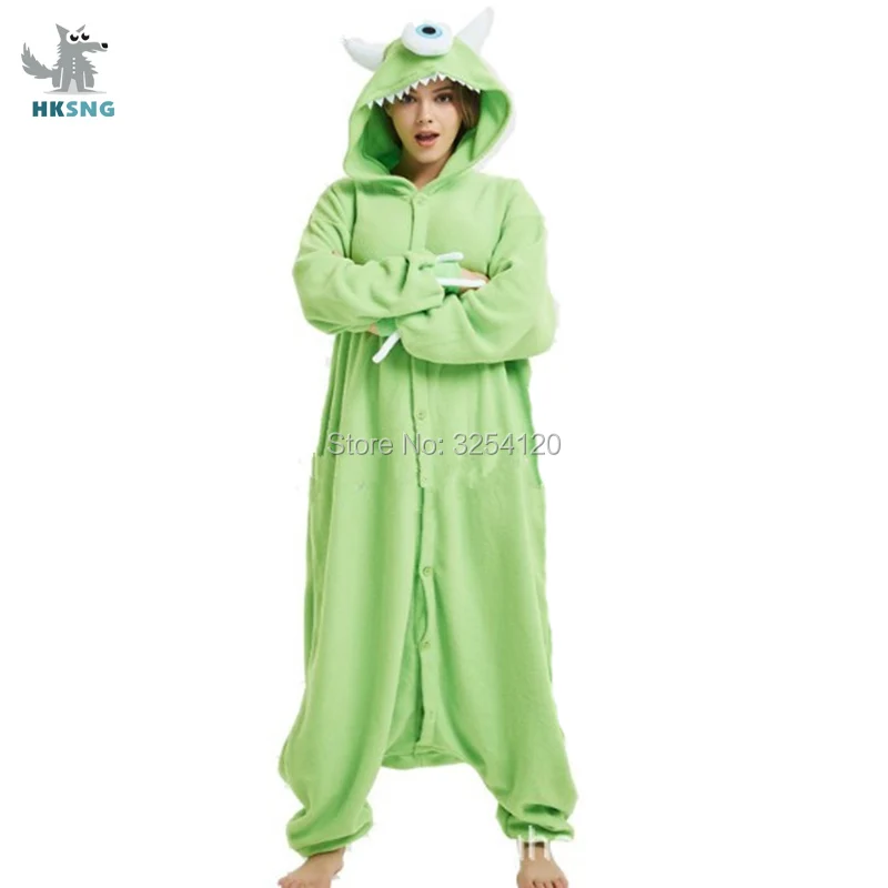 Флисовые кигуруми HKSNG для взрослых комбинезон с изображением майка монстра