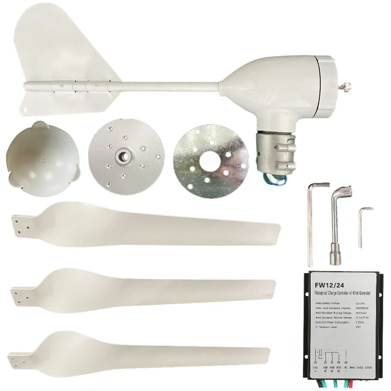 Генератор энергии ветра DC 12V 24V 48V 600W ветряная Альтернативная турбина