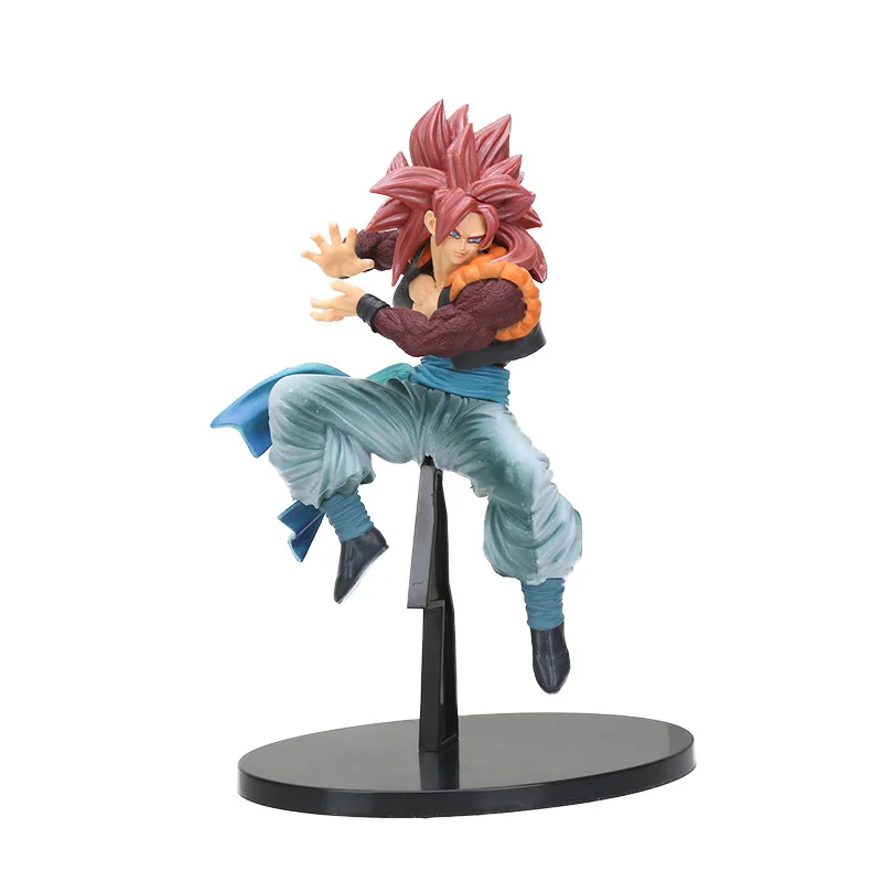 10-26 см Dragon Ball Z красный Сон Гоку Вегета SS4 ПВХ фигурка Gogeta Dragonball GT Super Saiyan 4 Коллекционная модель игрушки куклы - Цвет: 20cm gogeta