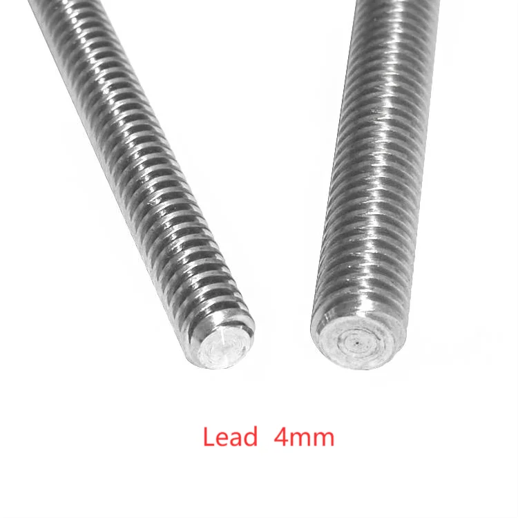 1 шт. трапециевидный винт T10 из нержавеющей стали 304 длина винта 1000 мм 2 3 4 8 10 12 мм|screw