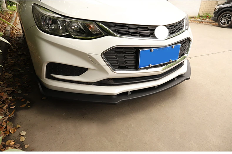 Для Chevrolet Cruze передний бампер для губ нижний бампер диффузор защитная пластина спойлер комплект обшивки автомобиля Стайлинг