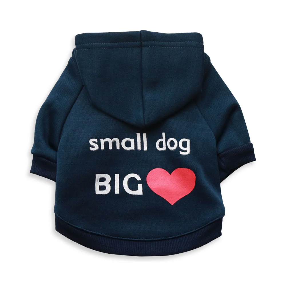 Защитная толстовка с капюшоном для собак пальто маленьких зимняя одежда