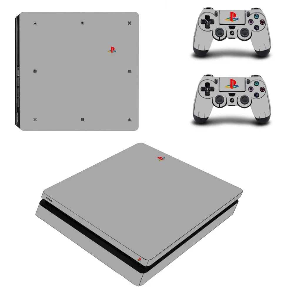Дизайн полное покрытие лицевые панели PS4 тонкая кожа Наклейка для playstation 4 консоль и контроллер PS4 тонкая наклейка