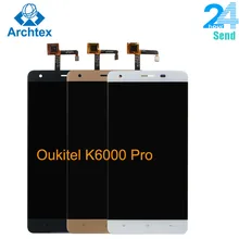 For Original Oukitel K6000 Pro LCD in Mobile phone LCD Display+Touch Screen Digitizer Assembly lcds 