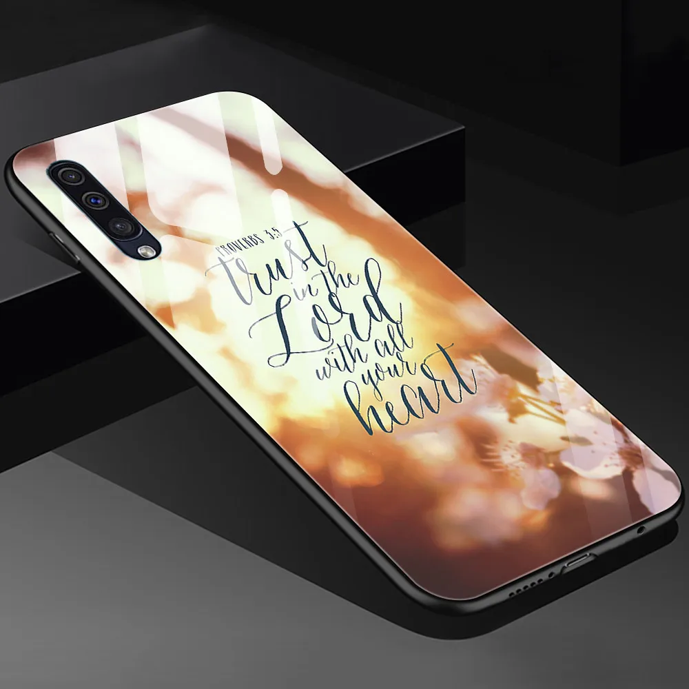 

Bible Case For Samsung A50 A70 A20 A40 A51 A71 A20E S10 S20 S9 S8 S7 Edge Ultra Puls Note 10 9 8 Plus Tempered Glass Cover Funda