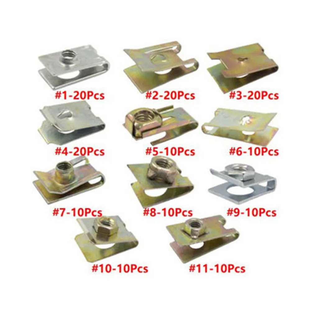 

Interior Door Panels Mixed Auto Fasteners Roof Linings 150PCS/KIT Accessories Car Body